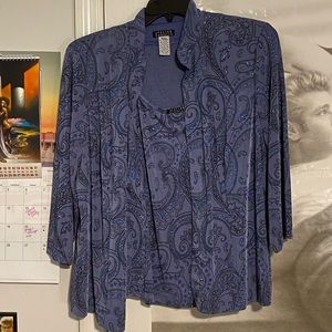 Atelier Danielle 2 pc jacket and tank